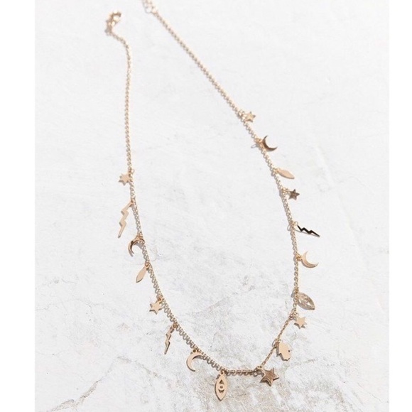 Urban Outfitters Jewelry - Urban Outfitters In The Stars Icon Short Necklace